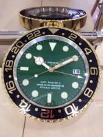 Rolex GMT-Master II Replica Wall Clocks / Gold Case Green Face